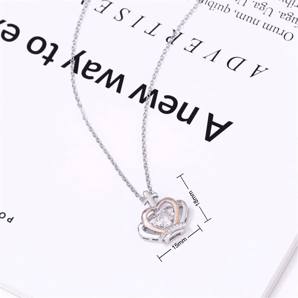 860. Crown Necklace