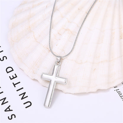 Trendy Cross Design Gift Box Promise Necklace For Someone I Love